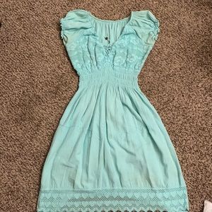 Blue sun dress